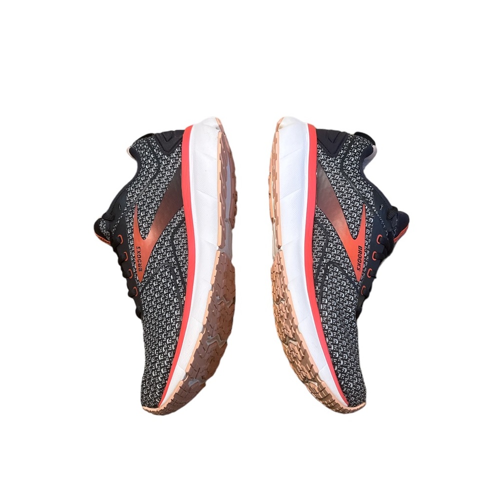 BROOKS Women's Transmit 3 Running Shoes Charcoal/Red Sneakers‎ Size 10.5 - Picture 3 of 8